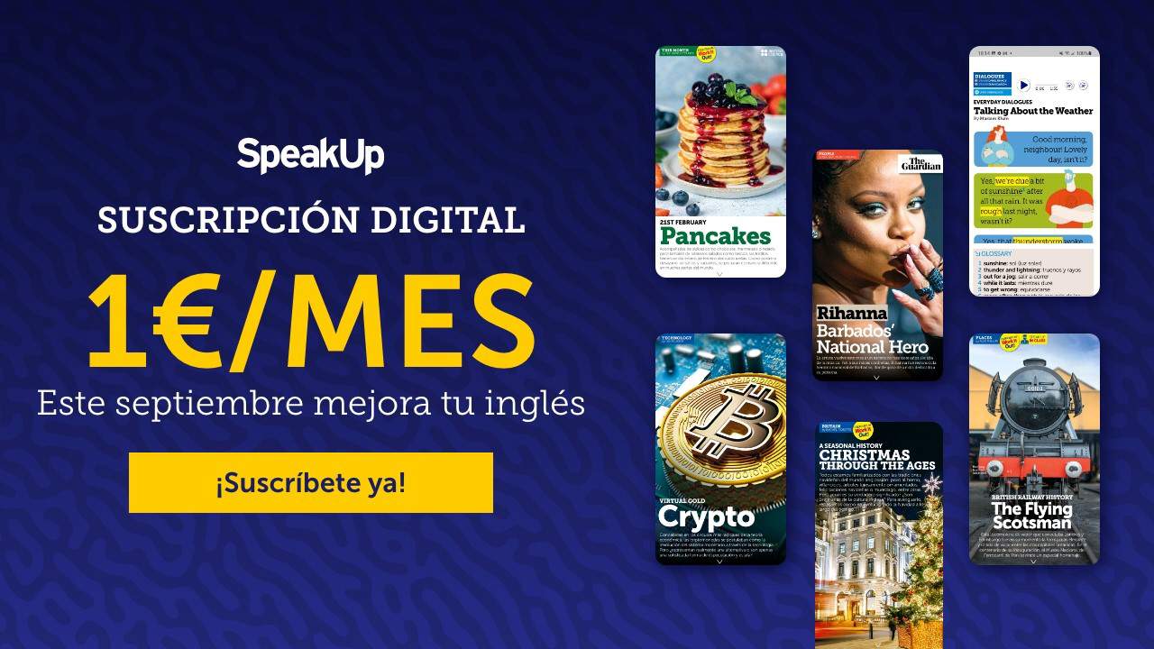 Mejora tu nivel de inglés con Speak Up por solo 1€/MES
