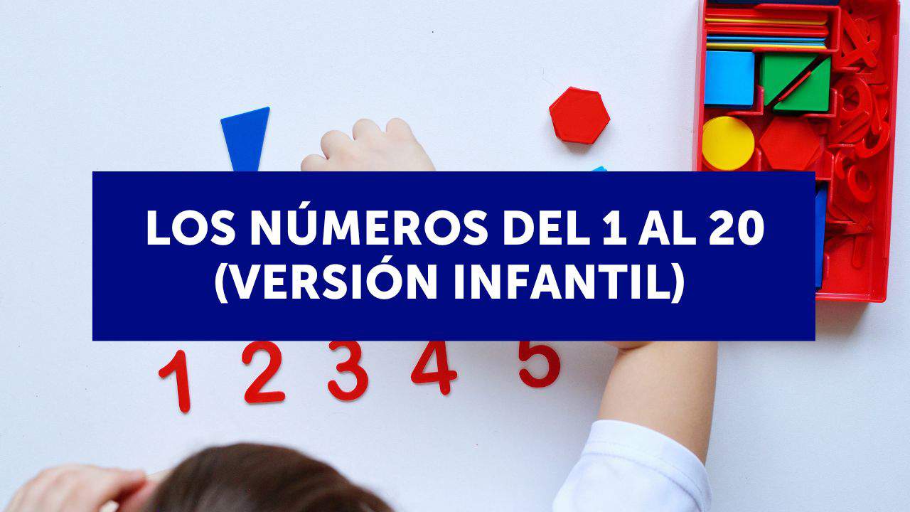 Los números del 1 al 20 en inglés (Explicado para niños)