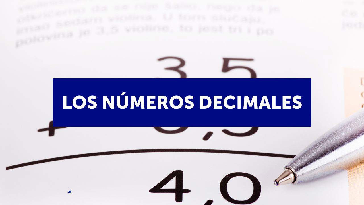Los números decimales en inglés